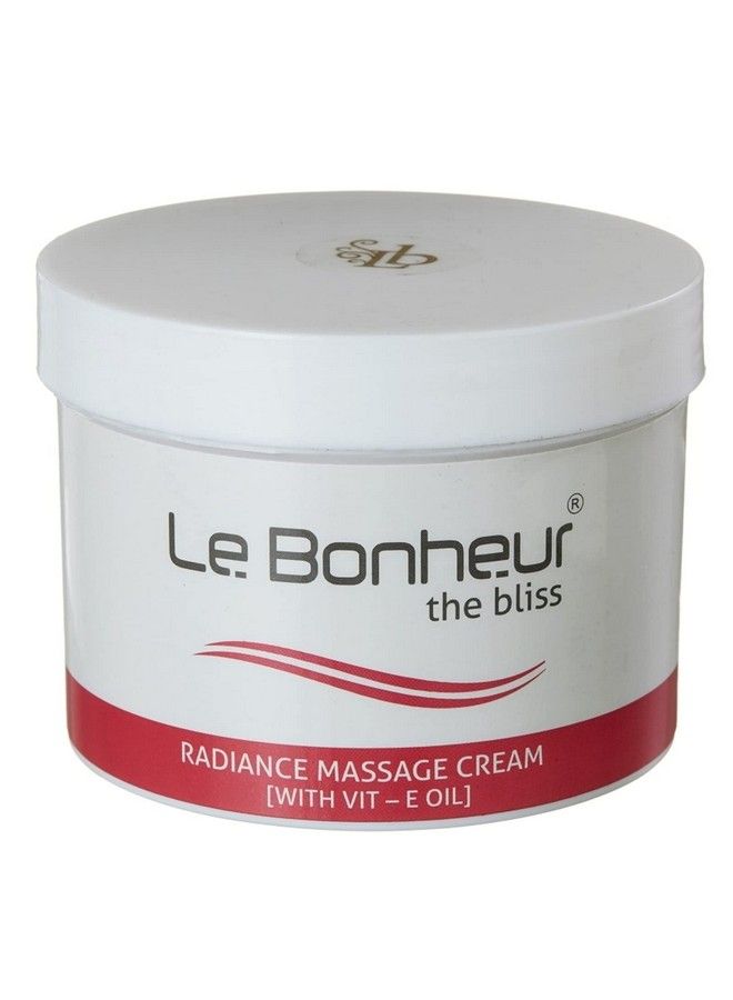 Le Bonheur.. Le Bonheur Radiance Massage Cream ; With Vitamin E Oil ; All Type Of Skin ; Renew Damage Skin ; Quick Result ; All Over Body Massage Cream Face And Body ; Pack Size: 400 Gm - Image 2