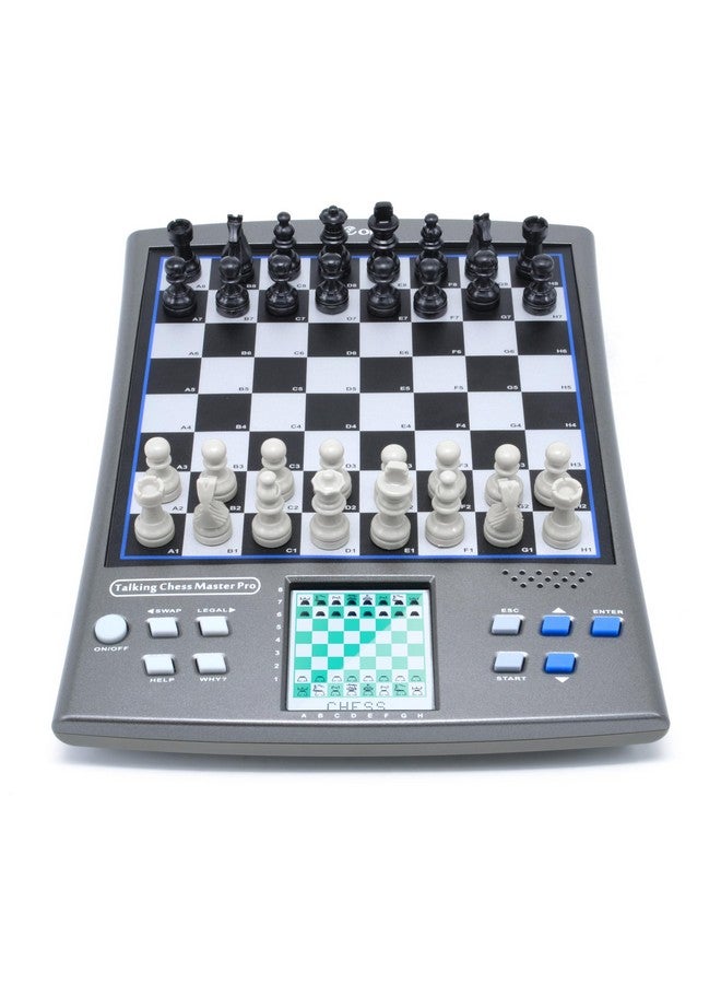 iCore مجموعة شطرنج إلكترونية iCore، لوحة شطرنج كمبيوتر تتحدث، 100 تمرين مسبق، 5 مستويات، 40 لعبة شطرنج إلكترونية مشهورة للأطفال والبالغين - Image 1