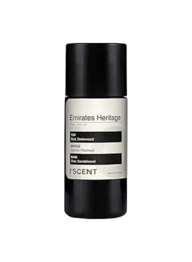 ISCENT | Emirates Heritage Oil Refill for Ensō Diffuser (Home & Car) – 100ml Rich, Woody Scent with Oud, Cedarwood, Cypriol, Patchouli & Sandalwood | A Warm, Deep & Timeless Aroma - Image 1