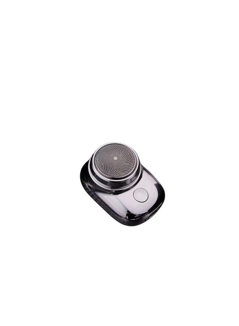 Portable USB Shaver for Men and Women - Compact Design, Close and Safe Shaving, Waterproof, Rechargeable and Quiet Bu (Silver) - Image 1