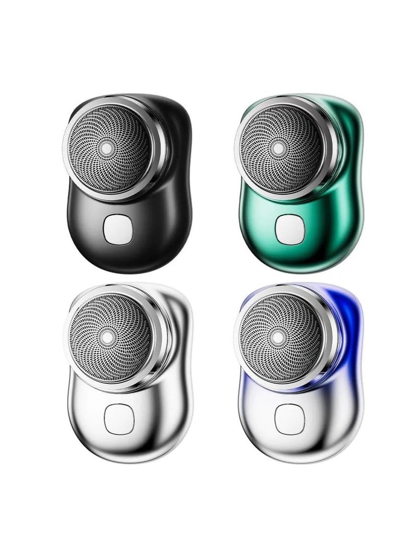 Portable USB Shaver for Men and Women - Compact Design, Close and Safe Shaving, Waterproof, Rechargeable and Quiet Bu (Silver) - Image 2