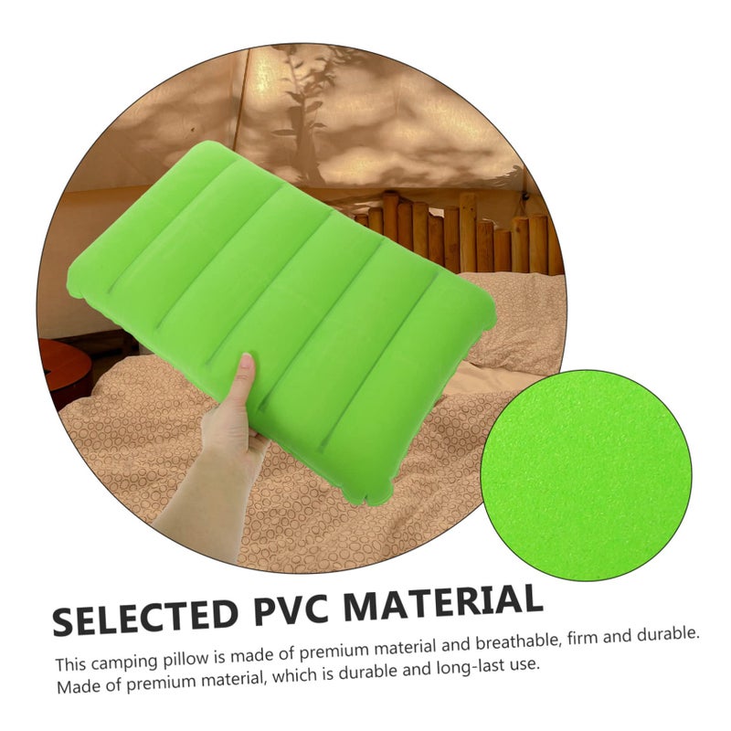 Inflatable Travel Pillow for Camping Office and Car Naps Comfortable Support - Image 4
