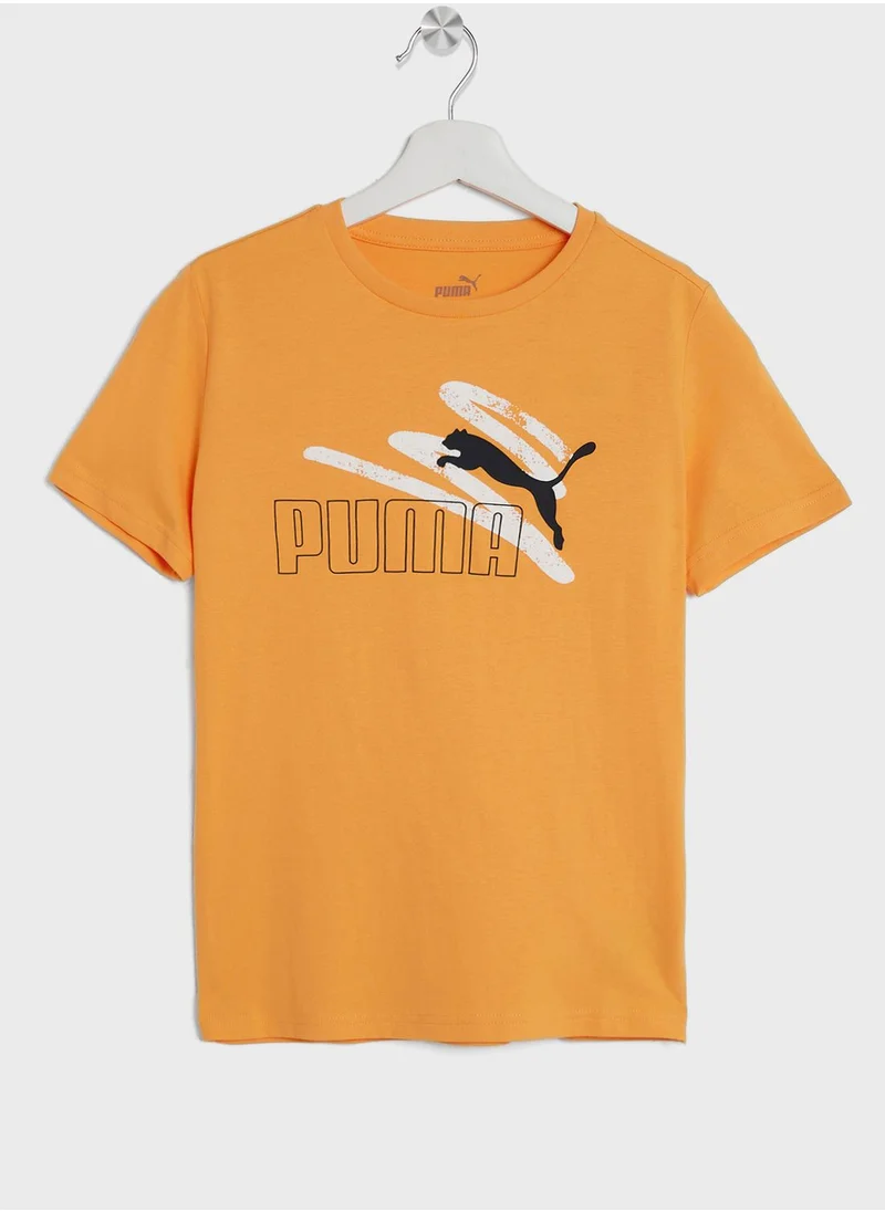 PUMA Kids Essential  Logo Lab Summer T-Shirt