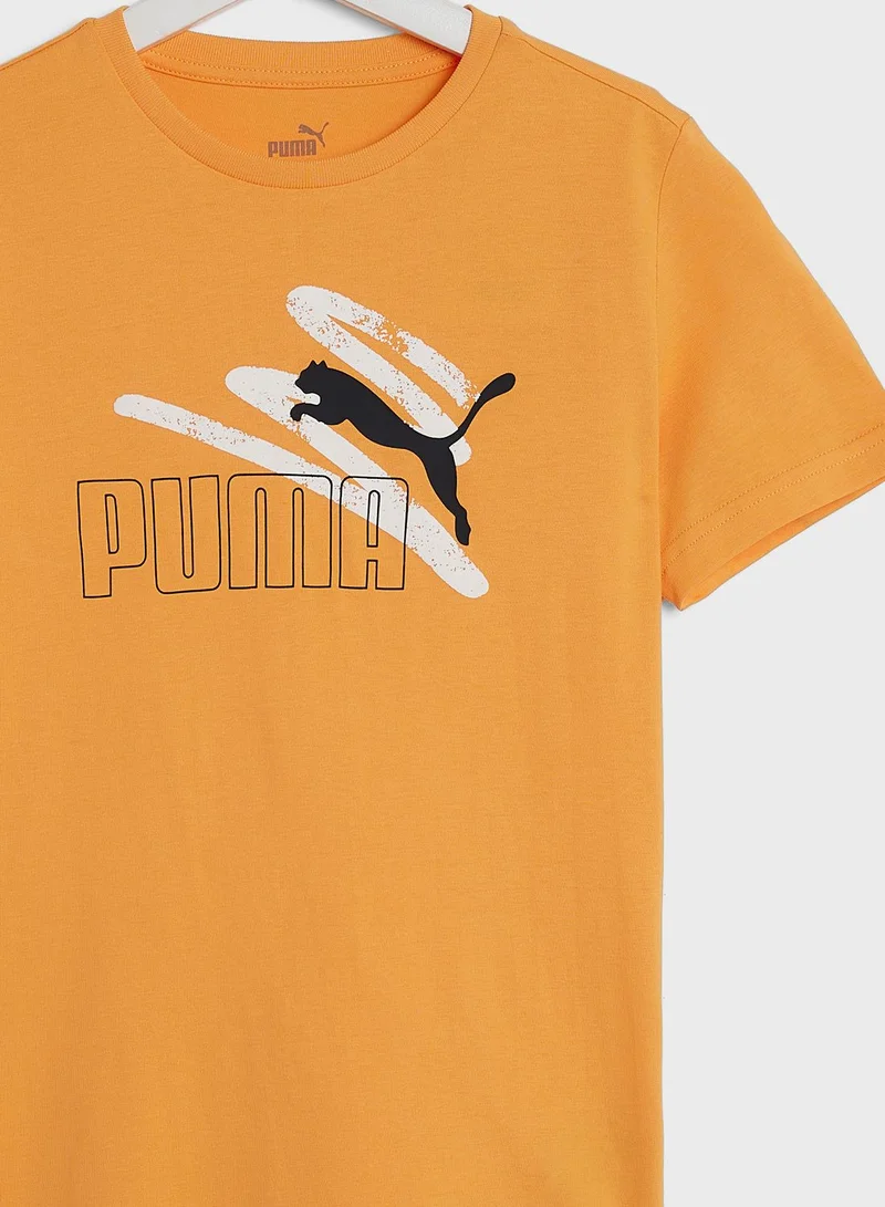 PUMA Kids Essential  Logo Lab Summer T-Shirt