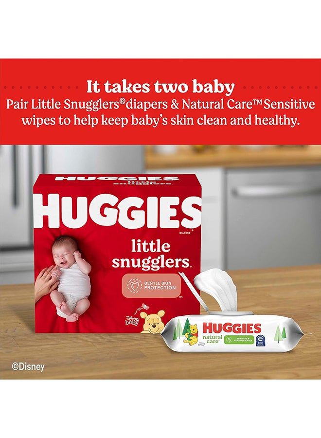HUGGIES Natural Care Sensitive Baby Wipes, Unscented, Hypoallergenic, 99% Purified Water, 12 Flip-Top Packs (768 Wipes Total), Packaging May Vary - Image 5