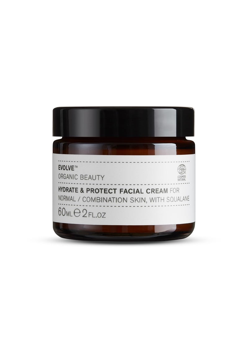 Evolve Organic Beauty - Evolve Organic Beauty - Natural Hydrate + Protect Facial Cream | Small-Batch, Vegan Clean Beauty (2 oz | 60 ml) - Image 1