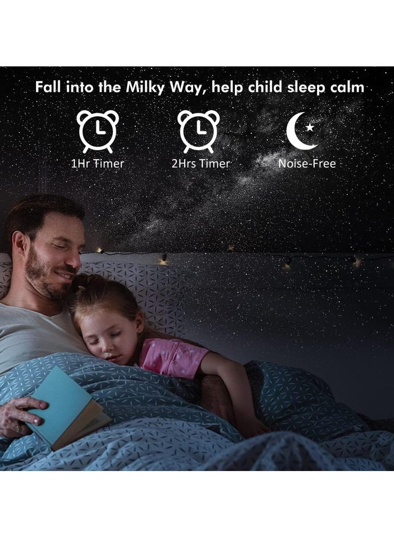 AUTOYSUR Star Projector HD Image Large Projection Area LED Lights for Bedroom Night Light,Planetarium Projector Galaxy Night Light Projector for Kids Include 4K Replaceable 12 Galaxy Discs - Image 4