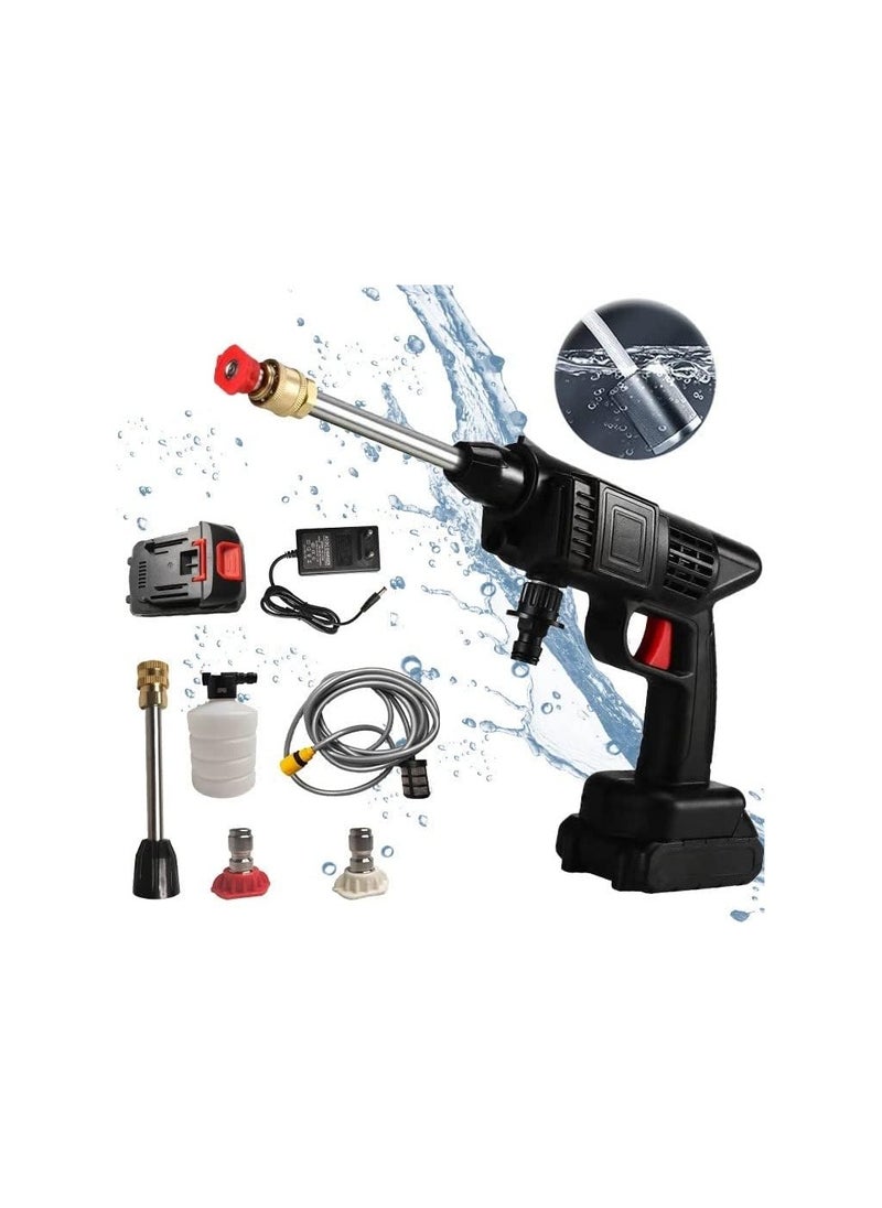 VIO 48V Cordless Pressure Washer Portable Pressure Cleaner Electric Handheld Power Washer Gun for Outdoor Use for Cleaning Car Watering Flowers Cleaning Floors  - Image 4