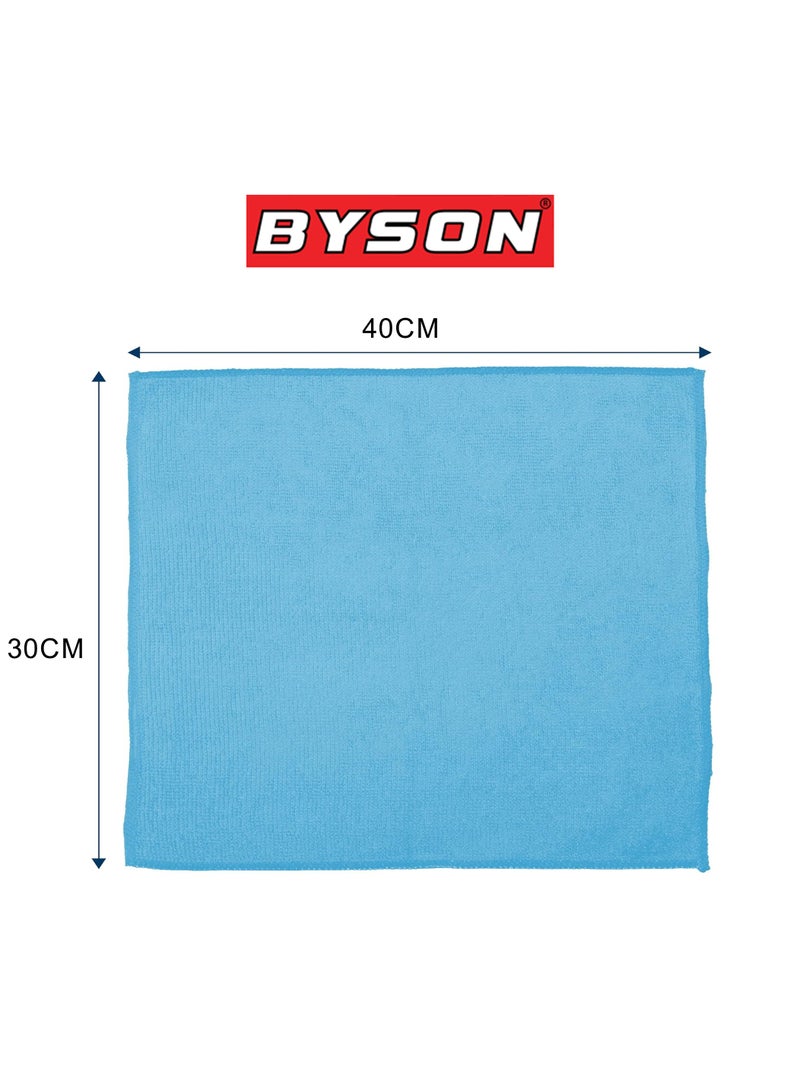 BYSON Premium 20PK Microfiber Cloths 250GSM - Ultra Soft 30x40CM Reusable Towels for Streak Free Cleaning, Car Detailing, Glass, Home, and Office - Lint Free & Durable Design - Image 5