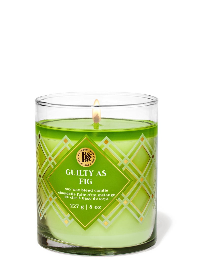 Bath & Body Works Guilty as Fig Single Wick Candle