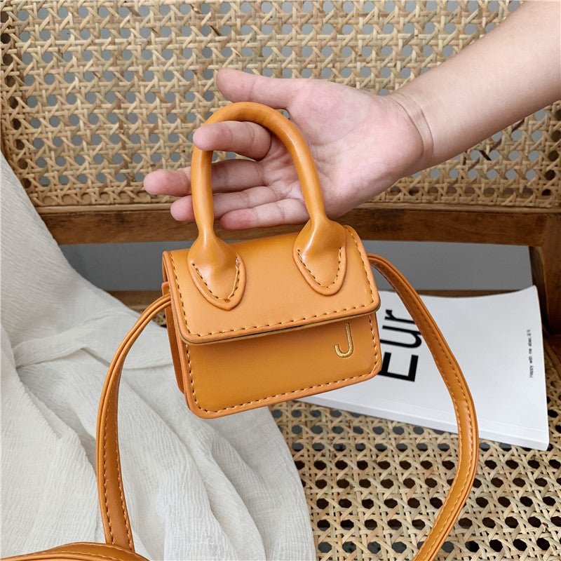 Fashionable Toddler Girls Crossbody Bag Trendy Kids Purse Yellow