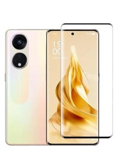 LIXES Screen Protector for OPPO Reno 8T 5G (not for 4G) Tempered Glass Protector Full Glue Edge to Edge 9H Hardness Anti Fingerprint 3D Curved Scratch Resistance Glass for OPPO Reno 8T 5G  - Image 1