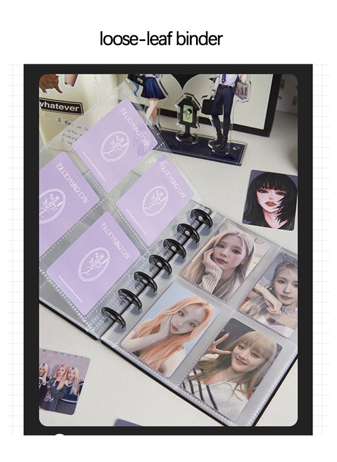 Instax Mini Photo Album,Photocard Binder, 120 Pockets Photo Album for Fujifilm Instax Mini 11 90 70 50S 26 25 9 8+ 7S/Polaroid Snap Kpop Photocard Holder Book