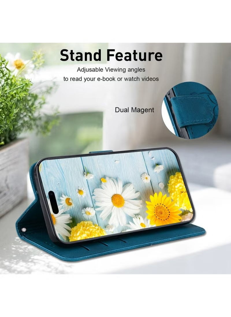 X-level iPhone 15 Pro Max Case Cover With Magnetic Flip Shockproof Anti-Scratch And Anti-Drop Protection With Wallet Card Slot Phone Holder Kickstand Function PU Leather Back Cover Accessories  - Image 5