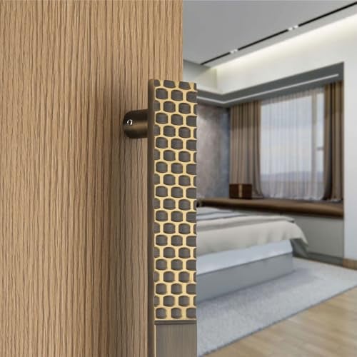 COMPASS 12" Brass Main Door Handle | Door Handles for Main Door | Pull Handles for All The Doors of House | Office | Hotels | PH-BK (Pack of 1, Antique Finish) - Image 5