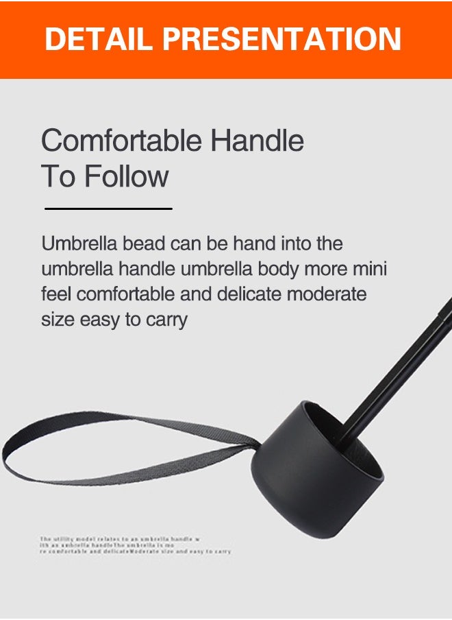 Blue Mini Folding Compact Umbrella Lightweight Capsule Umbrella