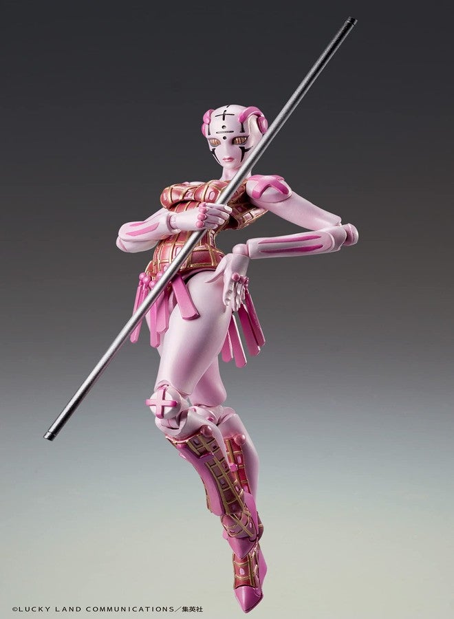 MediCos JoJo’s Bizarre Adventure Part 5: Chozo Kado Spice Girl Super Action Statue Figure, Multicolor - Image 3