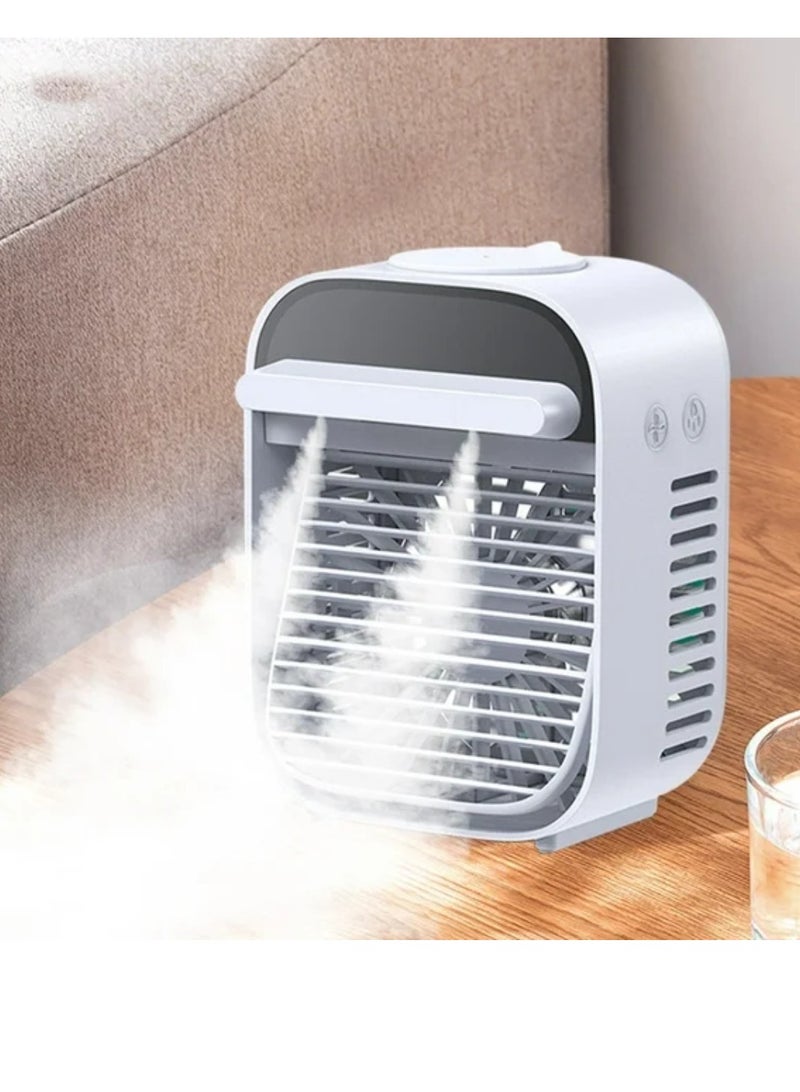 DIGI CORE Portable Air Conditioner Fan Mini Desk Fan Air Cooler With Multi Timer 3 Wind Speeds And 3 Spray Modes For Office, Home, Dorm And Travel Air Humidifier Fan - Image 4
