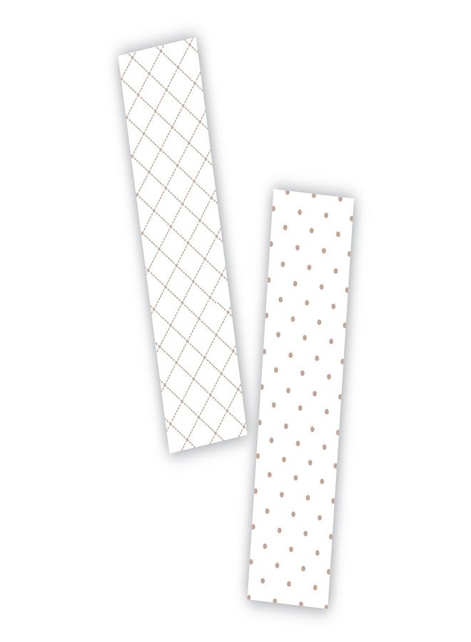 The Cookie Countess Crisscross and Dots Stick Cookie Backer - Food Safe, Double Sided 2" x 7.5"
