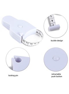 GUSGU 2 Pieces Body Tape Measure Retractable Measuring Tape, for Body Fabric Sewing Tailor Cloth Knitting Craft Measurement, Dual Sided 60 Inches  - Image 3