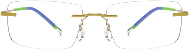 FONEX Titanium Glasses Frame,Rimless Frameless Optical Eyewear Eyeglasses for Men and Women F85634 - Image 5