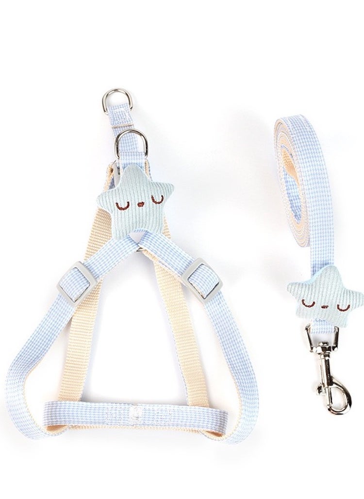 No Pull Pet Adjustable Back Clip Halter Basic Collar Heavy Duty Anti-Twist Leash for Extra Small Puppy Medium Large Breed Training Easy Walk Running Blue Suitable for 3-8 Pounds - pzsku/Z0A99C9EDB87DCF62ED72Z/45/_/1697365828/d72cabc6-fa46-4b05-9af4-1481c4757320