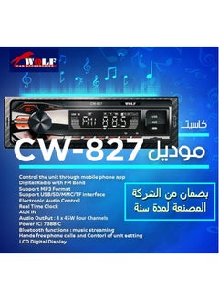 وولف كاسيت بلوتوث للسيارة – CW 827  - Image 4