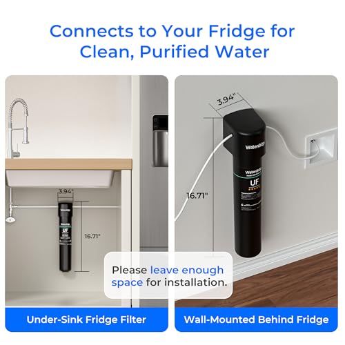 Waterdrop 0.01μm Inline Water Filter System for Refrigerator, Ice Maker, Under Sink, 1/4 inch Direct Connect, NSF/ANSI 42 Certified, 19K Gallons, 15UC-UF - Image 2