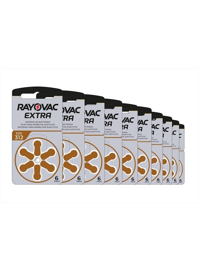 Rayovac Extra Advanced, size 312 Hearing Aid Battery (pack 60 pcs)  - Image 1