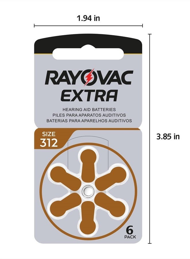 Rayovac Extra Advanced, size 312 Hearing Aid Battery (pack 60 pcs)  - Image 5