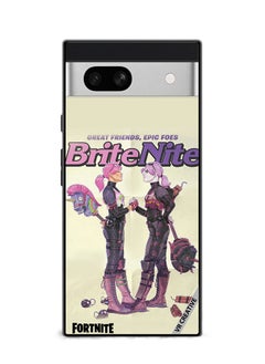 Protective Case Cover For Google Pixel 7a Bright Bomber Design Multicolour