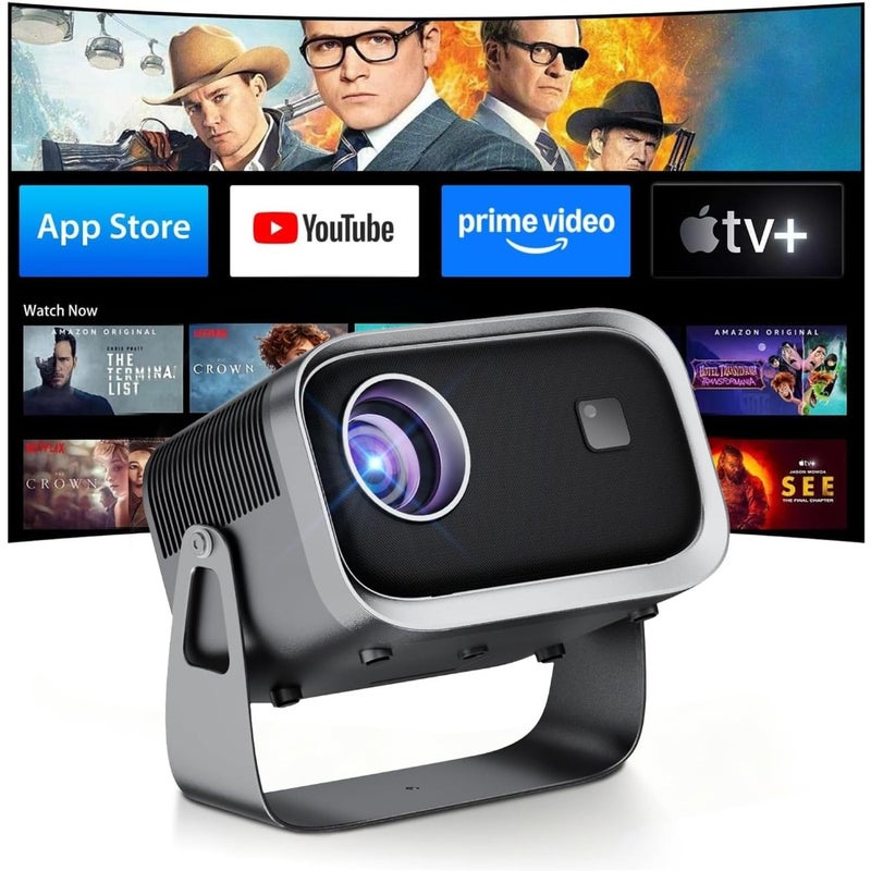Mini Portable Projector 4K - Smart Projectors with Built-in Apps - Image 1