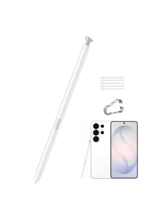 Galaxy S26 Ultra S Pen Replacement for Samsung Galaxy S26 Ultra Stylus Pen, Galaxy S26 Ultra Pen Replacement for Samsung Galaxy S26 Ultra 5G Replacement with 5xTips/Nibs White