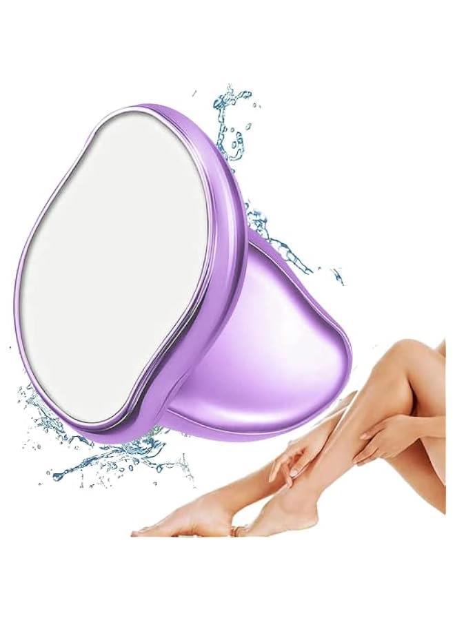 BWSJ Innovative Bleame Crystal Hair Eraser for Men  Women  lessly Remove Hair Achieve Silky Smooth Skin Purple Full Body Hair Remover - Image 1