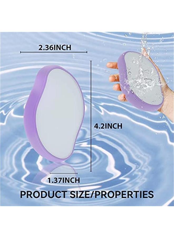 BWSJ Innovative Bleame Crystal Hair Eraser for Men  Women  lessly Remove Hair Achieve Silky Smooth Skin Purple Full Body Hair Remover - Image 4