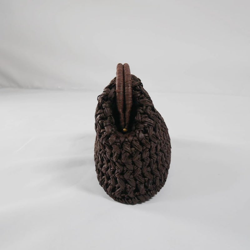 CUXVA Large Straw Clutch Bag for Women Summer Satchel Purse Fashion Woven Top Hanlde Handbags for Beach Vacation - Image 3