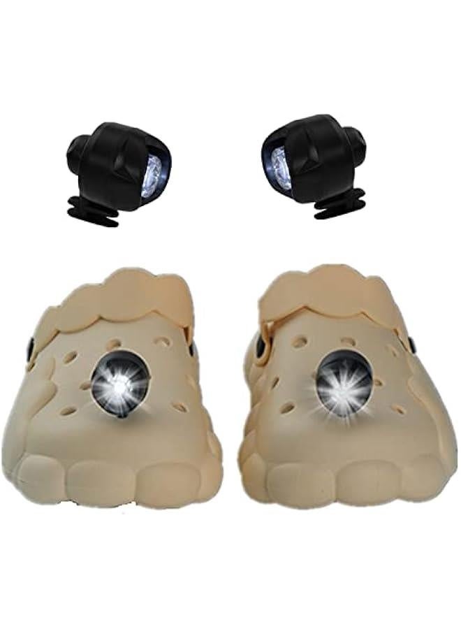 Generic Headlight for Crocs Shoes, Small Lights for Croc Shoes Decoration Funny Croc Charms Gift for Adults Kids - Image 1