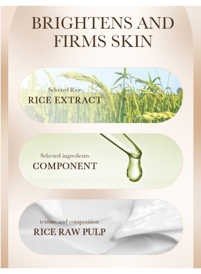 BIOAOUA Rice Original Slurry Sleep facial mask - deeply moisturize, repair skin, and glow - Image 5