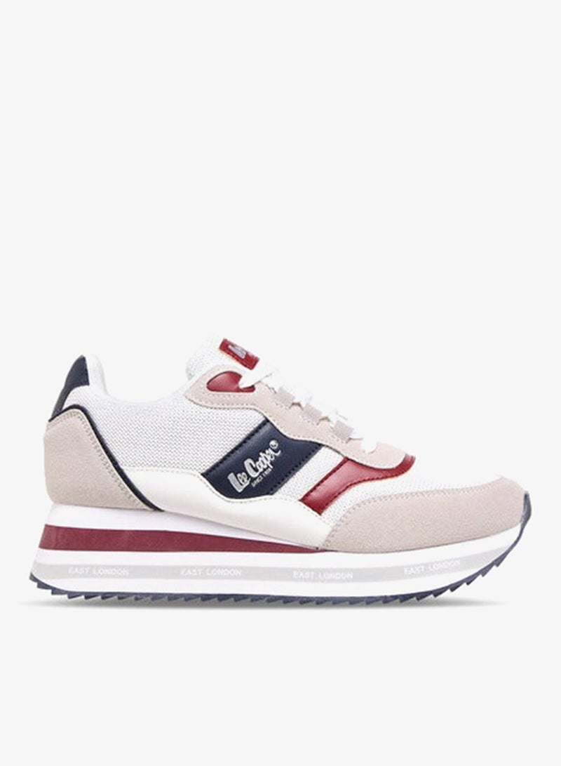 Lee Cooper Women's Logo Print Lace-Up Sneakers - Image 1