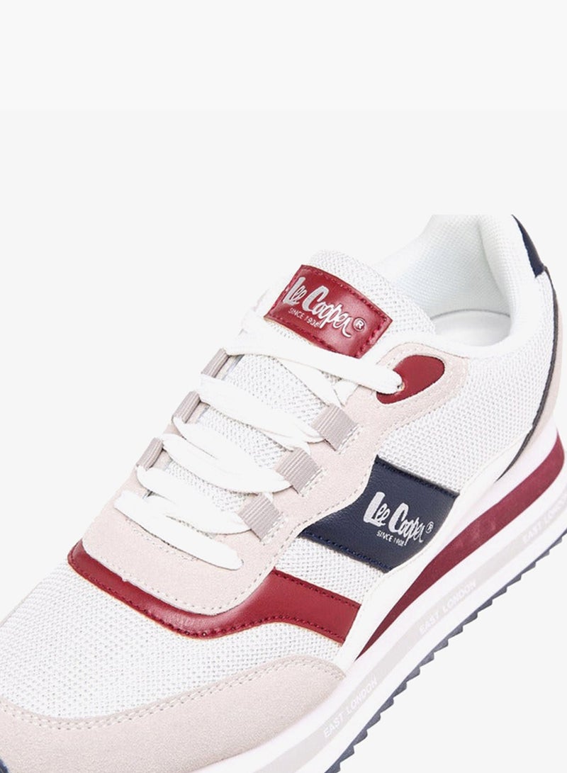 Lee Cooper Women's Logo Print Lace-Up Sneakers - Image 4