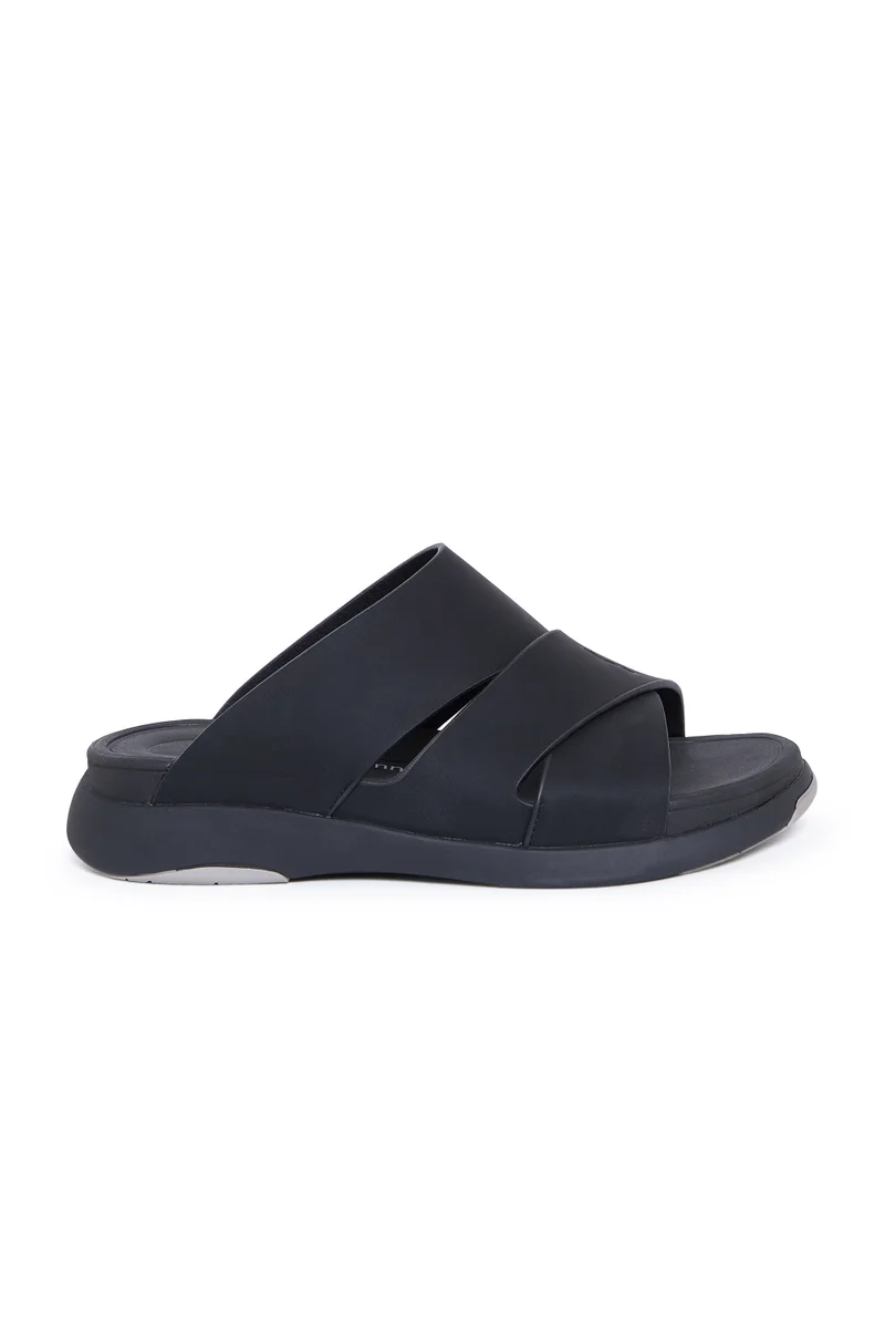 جيومني صنادل عربية مريحة للرجال – صنادل كلاسيكية مفتوحة الأصابع مع سرير مبطن للارتداء اليومي