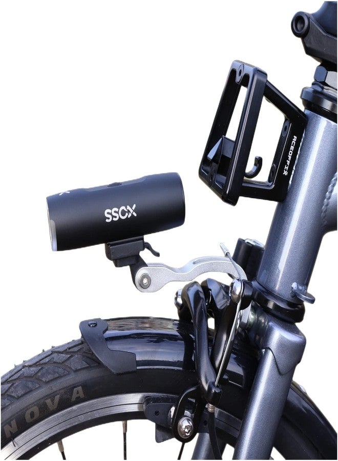 NELboNs Bike Light Adapter Mount Compatible with Xos s XL-400 Headlights,Flashlight Adapter for Bike GPS Computer Mount,Headlight Mount for Bicycle - Image 5