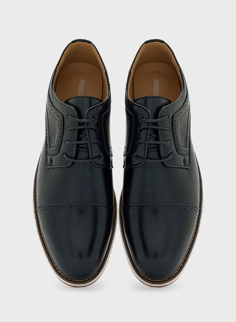 روبرت وود Preforation Detail Casual Lace Ups