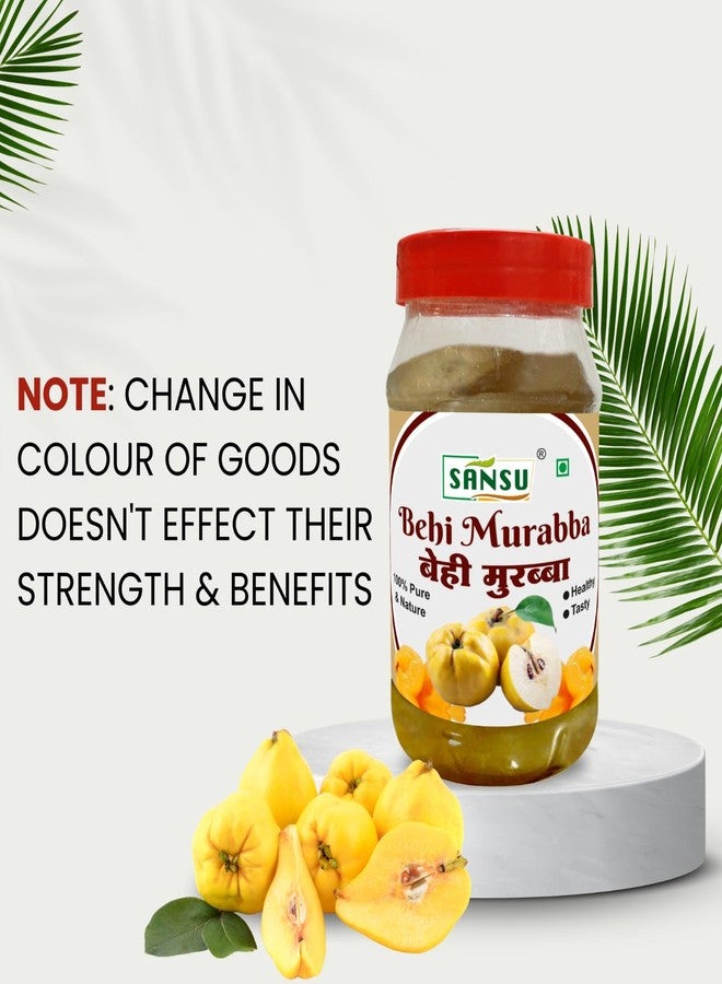 SANSU Behi Murabba 500g Natural Pure Hygienic" | Behi Murabba, Bihi Murabba, (Safarjal Murabba) (Quince Murabba) with "Raw Forest Honey" 500g (Pack of 2) - Image 3