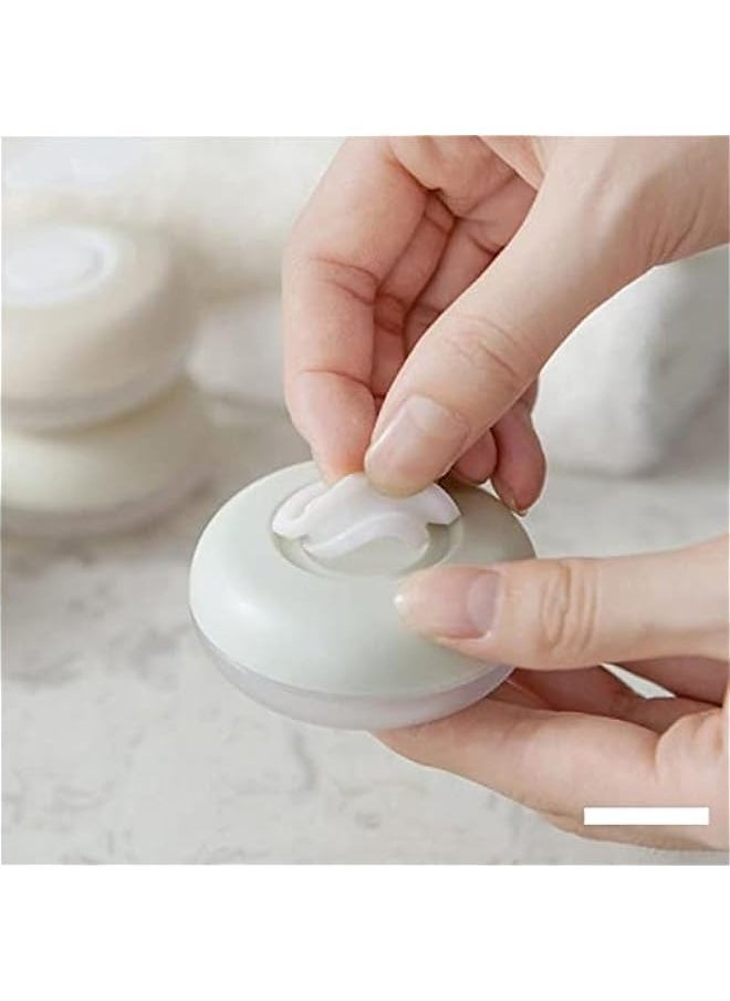Plastic Travel Bottles, Refillable Bottles with Flip Cap, Plastic Hand Sanitizer Bottles, Clear Travel Bottles with Flip Cap, Small Empty Bottles for Shampoo,Toner and Lotion 4PCS
