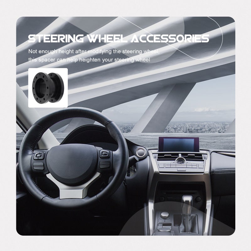 🚗 مباعد عجلات لتعزيز التحكم بتصميم مريح من سبيكة الألمنيوم المتينة - Image 3