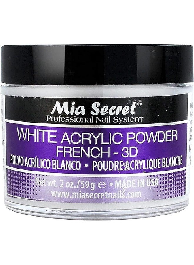 MIA SECRET Mia Secret White Acrylic Powder (2oz)  - Image 1