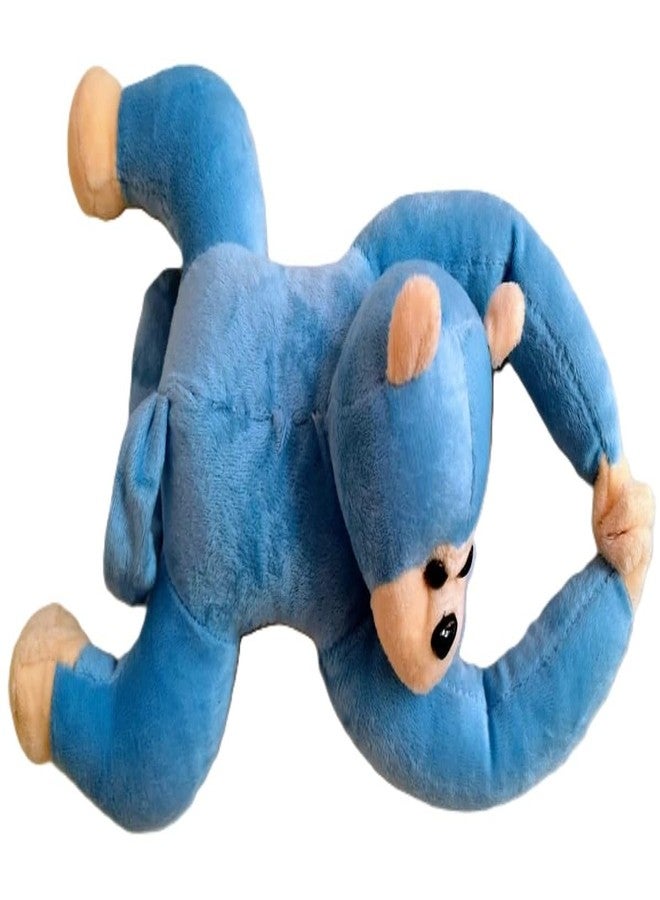 Bhudhar Ultra Plush Stuffed Hanging Monkey Soft Toy Gifts for Kids, Girls and Boys- 32cm (Blue) - Image 3