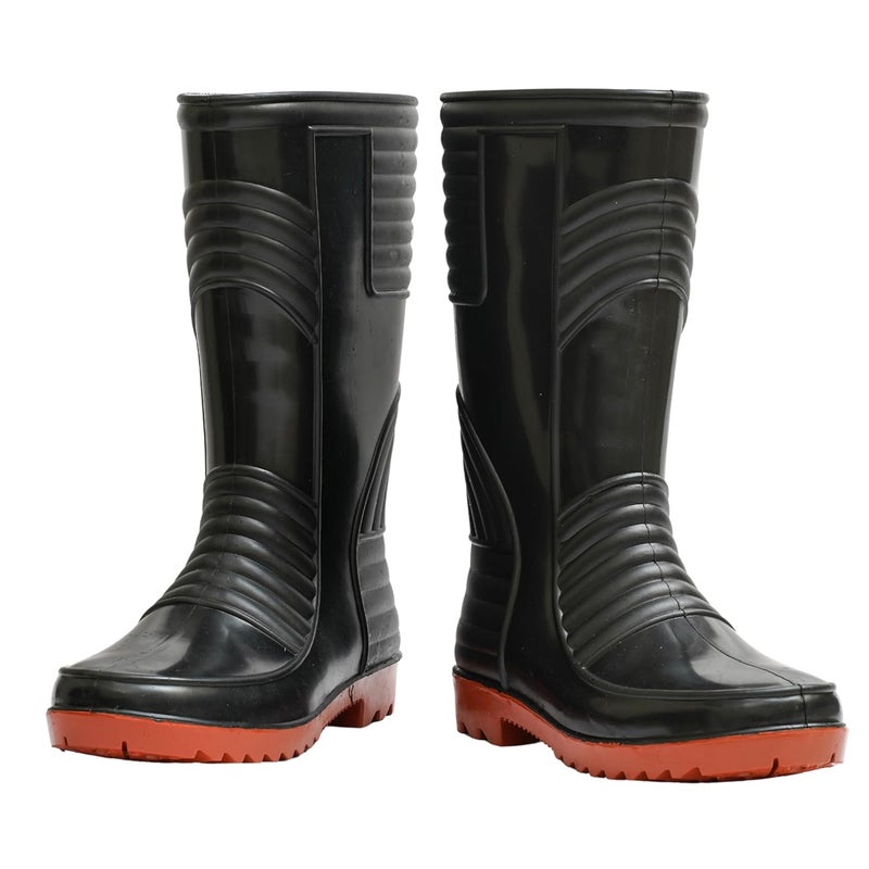HILLSON Black-Red Gumboot-09 India/UK (85083-WELSAFE-BLK-RED-09) - Image 5