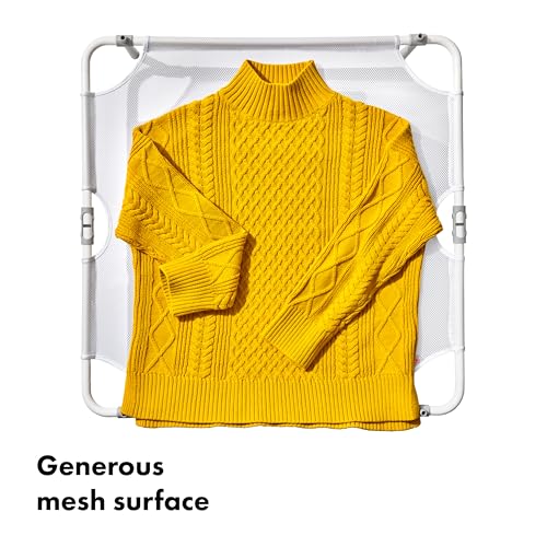 OXO Good Grips Folding Sweater Dryer, White, 26" sq. x 4-1/2" h - Image 2